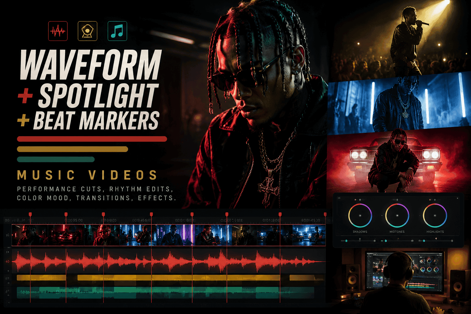 Music Videos editing example
