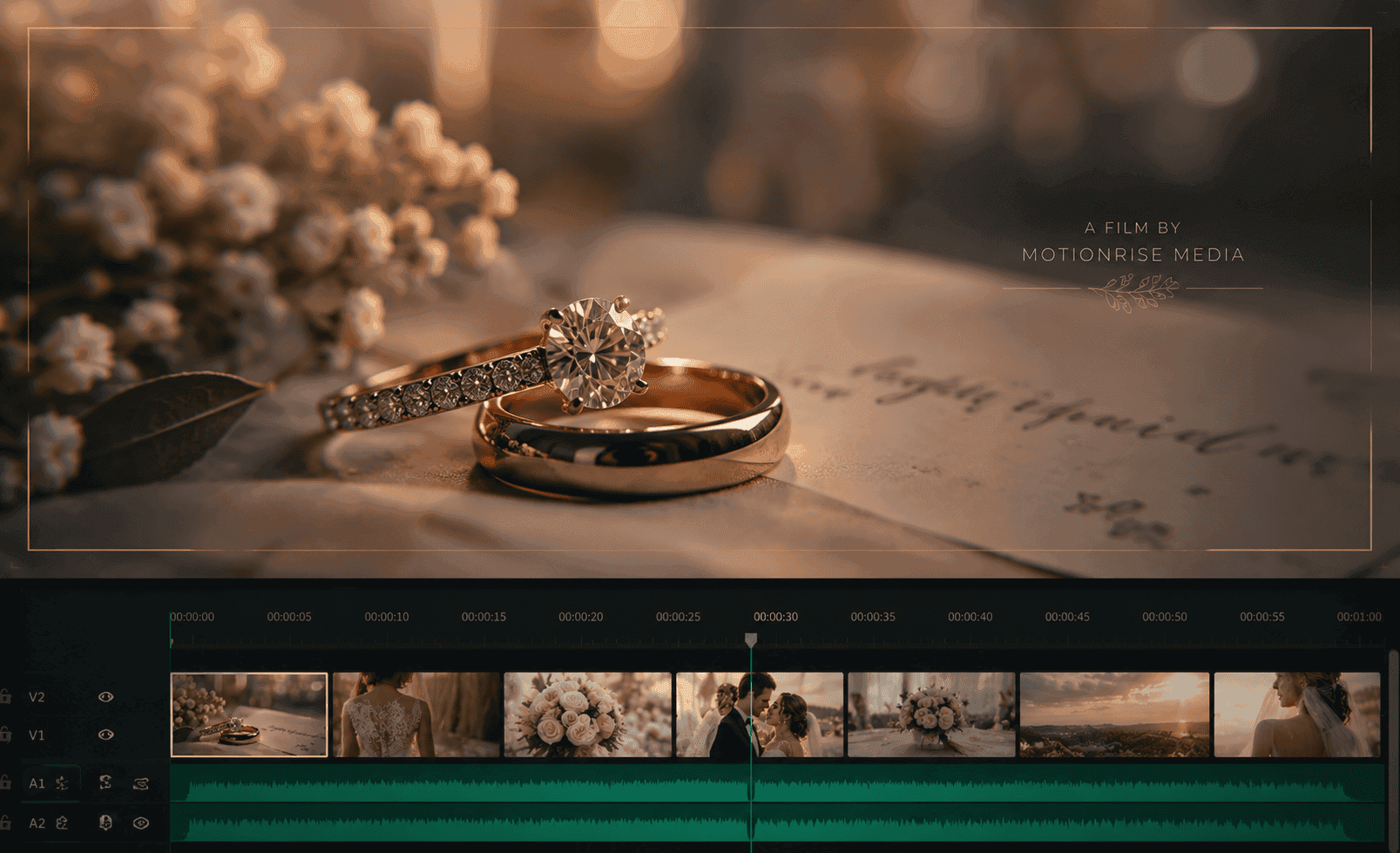 Wedding Films editing example